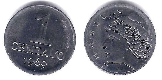 (575.2) Brasil. 1969. 1 Centavo (SC)