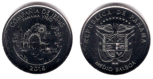 Panamá. 2016. ½ Balboa (SC)