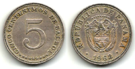 (23.2) Panamá. 1962. 5 Centesimos (MBC)