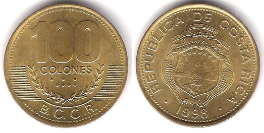(230a) Costa Rica. 1998. 100 Colones (SC)