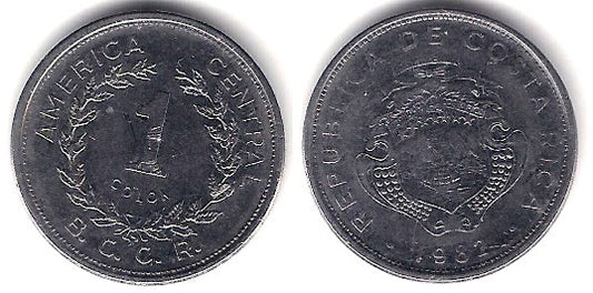 (210.1) Costa Rica. 1982. 1 Colon (MBC)