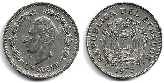 (78b) Ecuador. 1975. 1 Sucre (BC+)