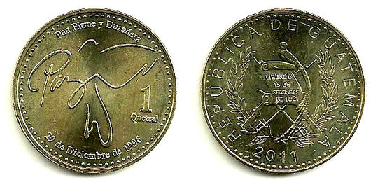 (284) Guatemala. 2011. 1 Quetzal (SC)
