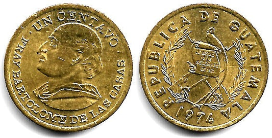 (275.1) Guatemala. 1974. 1 Centavo (SC)