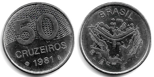 (594.1) Brasil. 1981. 50 Cruzeiros (SC)
