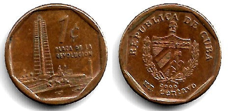 (729) Cuba. 2000. 1 Centavo (MBC)