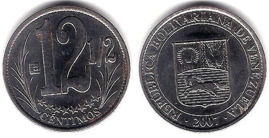 (Y90) Venezuela. 2007. 12½ Céntimos (EBC+)