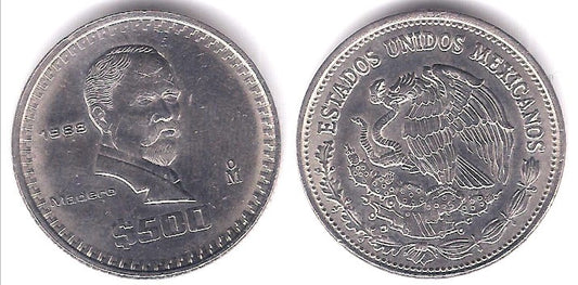 (529) Estados Unidos Mexicanos. 1988. 500 Pesos (EBC)